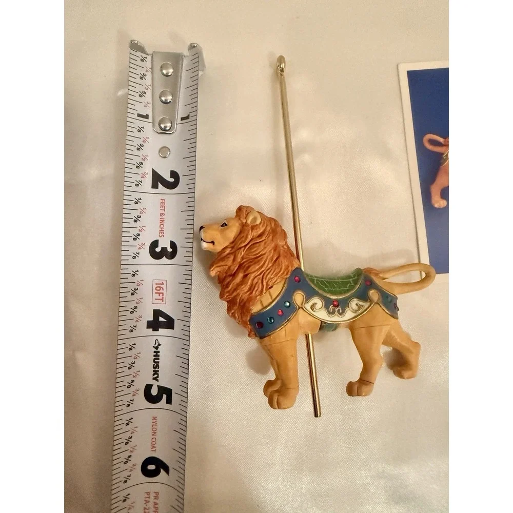 2004 Hallmark Keepsake Ornament‎ MAJESTIC LION Carousel Ride #1 in Series NIB
